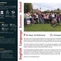 English language summer school