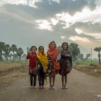 Village families are up working before sun breaks. Farming is the main income source in rural areas. Instead of going to school, children are often asked to stay home for chores or help in the fields.