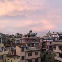 View from global crossroads hostel