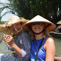 hoi-an-bamboo-basket-boat-with-local-14-day-vietnam-explorer-with-grabatour-travel-group-tours-and-gap-year-travel
