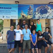 Volunteer and Intern of Biorock Indonesia