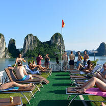 party-cruise-halong-bay-11-day-vietnam-explorer-with-grabatour-travel-group-tours-and-gap-year-travel
