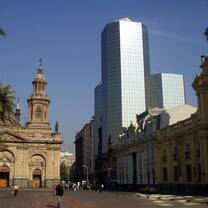 Historical Street in Santiago