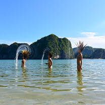 whipping-hair-halong-bay-11-day-vietnam-explorer-with-grabatour-travel-group-tours-and-gap-year-travel
