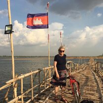 Longest bamboo bridge in the world Kampong cham