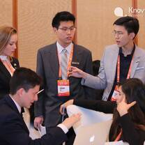 group talking