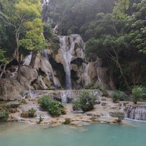 Waterfall hike and swim