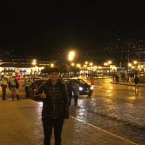 Beautiful Cusco city at night