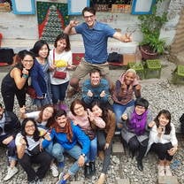 City trip with a group of students