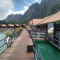 Floating bungalows at Khao Sok