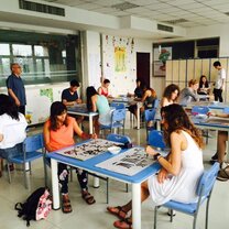 Cultural activity - calligraphy  Cultural activity - calligraphy