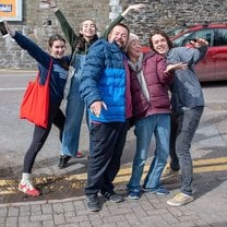 Bumping into tourists near cork