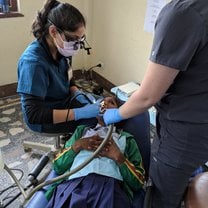Volunteering at the clinic in Nepal