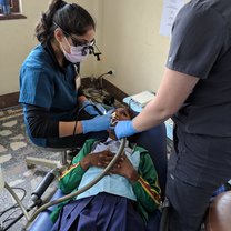 Volunteering at the clinic in Nepal