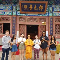 Beijing camp trip to a local temple Beijing camp trip to a local temple