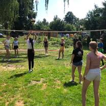 Polish and student volleyball match