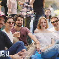 Cherry blossom viewing party in Spring.