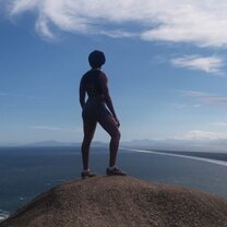 Overlook from a hike in Barra de Guaratiba