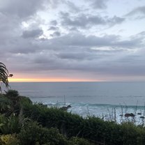 Raglan; gorgeous scenery, cute city and good surfing. 