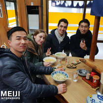 Lunchtime - Time to bond with your colleagues over delicious food!