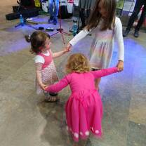 Children dancing at a party