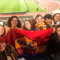 student field trip to AS Roma vs Bologna