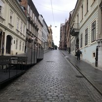A city street in Zagreb 