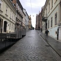 A city street in Zagreb