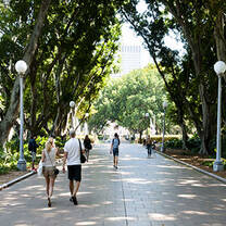 Walking in Sydney
