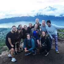 volunteers in Bali with IVHQ