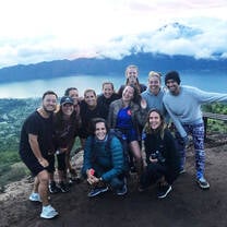 volunteers in Bali with IVHQ