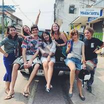 Open Book Teachers participants relax together in Thailand