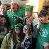 Dubs! Great town full of fun! This is us on St. Patrick’s day! There is always a good time at bars or clubs in Whistler!