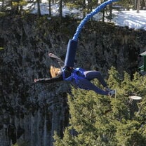 Whistler Bungee! YES gives you tons of discounts on cool activities like Bungee jumping and snowmobiling!