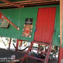 House built in Cambodia Village Bamboo built this