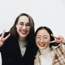 with my colleague from hnu