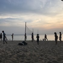 Beach volleyball in Thailand