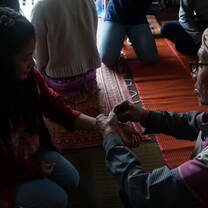 participating in ritual 