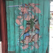 Temple door
