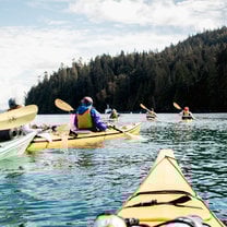 Sea kayaking the San Juan Islands