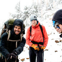 Backpacking portion.