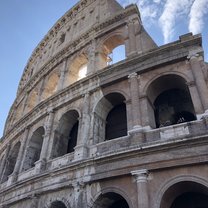 The Colosseum on a clear day