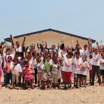In April HCA hosted an event for Good Deeds Day with the students in one of the neighborhoods of El Porvenir!