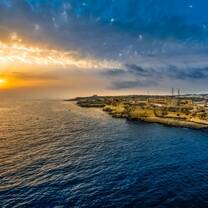 Malta during sunset.