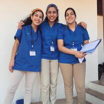 Participants during health fair