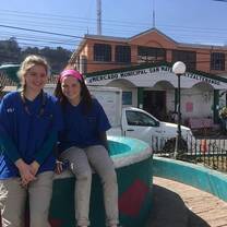 Participants in town in Guatemala