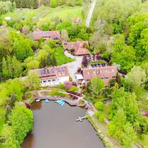 Aerial view of Klekotki, Poland
