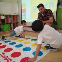 Students having fun