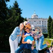 Being silly on our Madrid tour