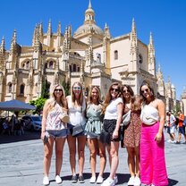 University of Oklahoma students in our excursion to Segovia  University of Oklahoma students in our excursion to Segovia